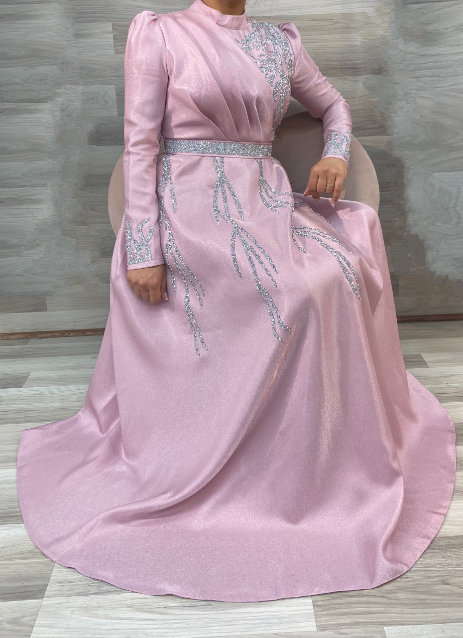 Pink Modest Dress