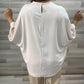 Beige Women Shirt With Shoulder Roze