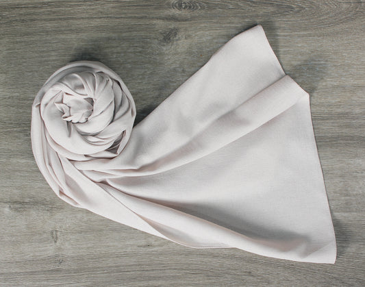 1pc Beige Women Solid Casual Scarf-Style Hijab For Daily Life