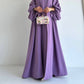 Purple Elegent Abaya