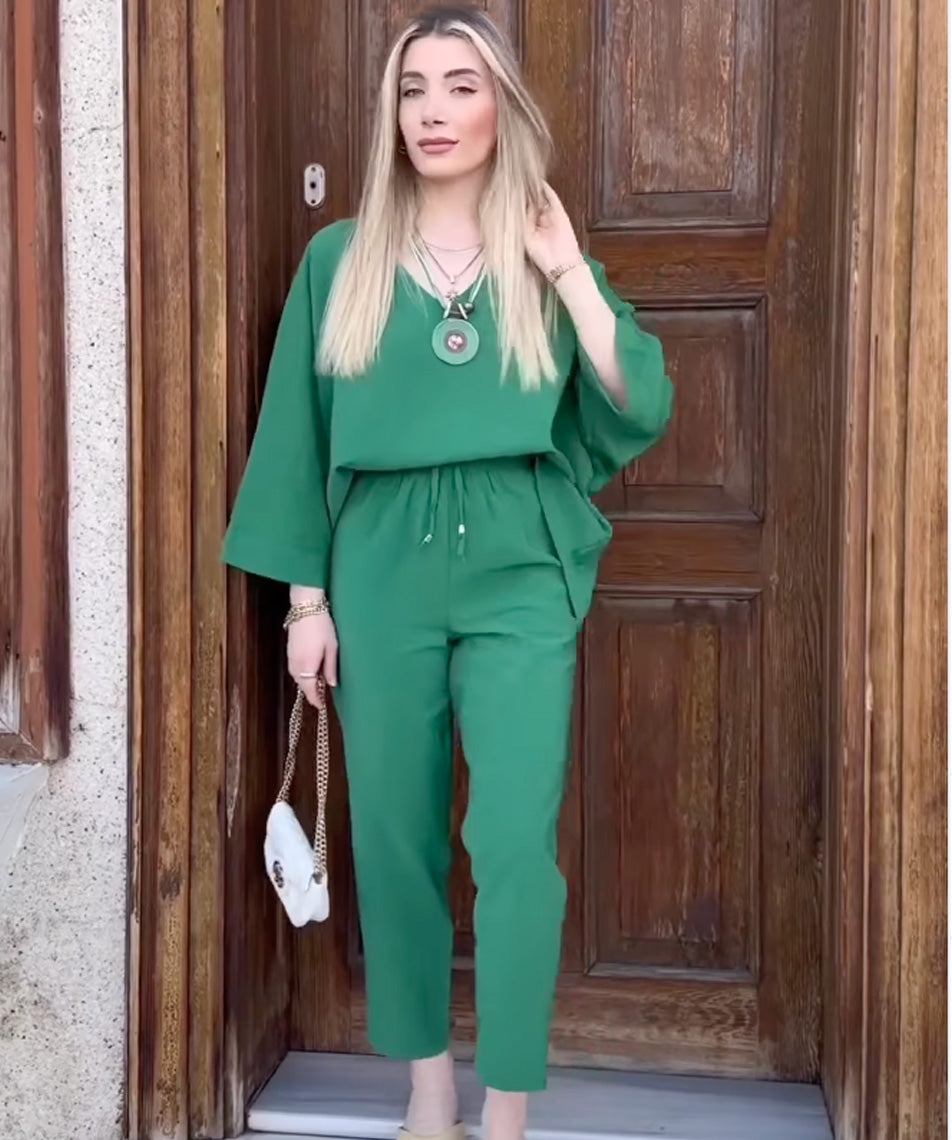 Green Suit with Pants