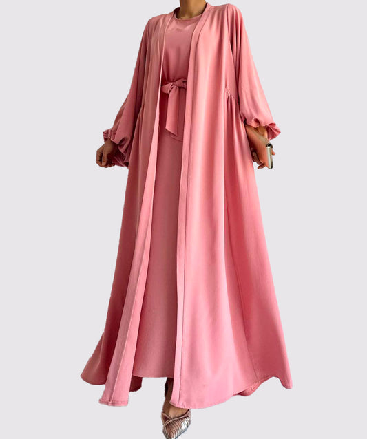 Pale Rose Elegent Abaya