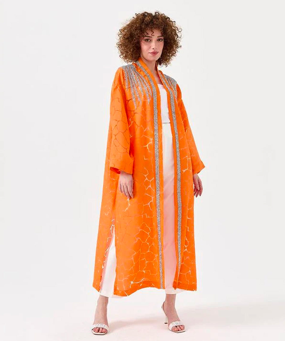 Sela Orange Abaya