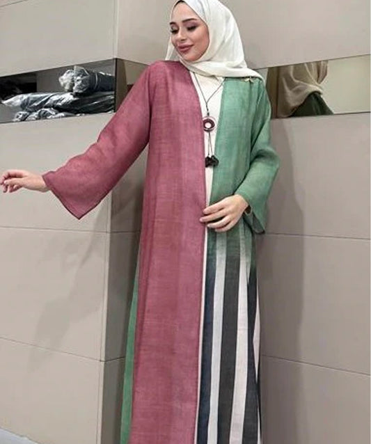 Abaya Watermelon And Green